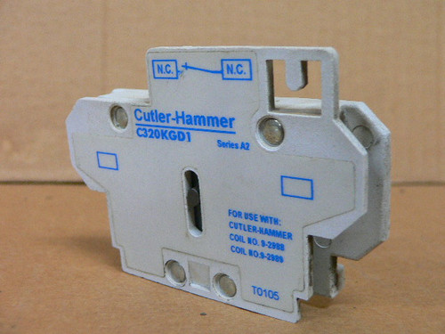 Cutler Hammer C320KGD1 Auxiliary Contact