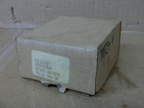 Stauff SPG-63-1500-SN Pressure Gauge 1/4" NPT 1000PSI/BAR
