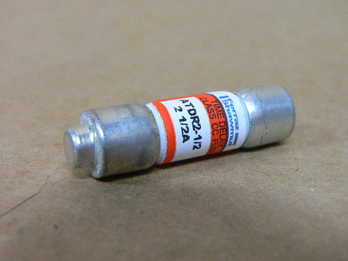 Mersen ATDR2-1/2 Amp-Trap Time Delay Fuse, 2-1/2 Amp, 600V, Class CC Lot of 10