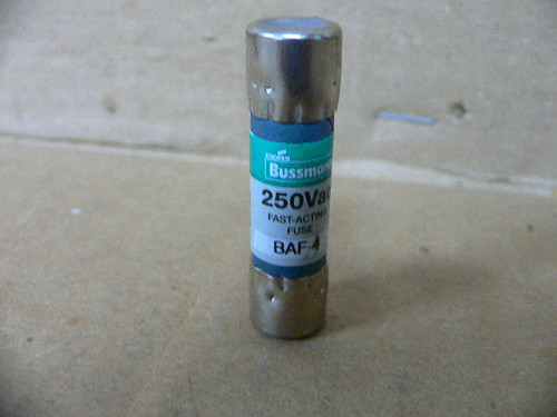 Bussmann Buss BAF-4 4 Amp Fuse