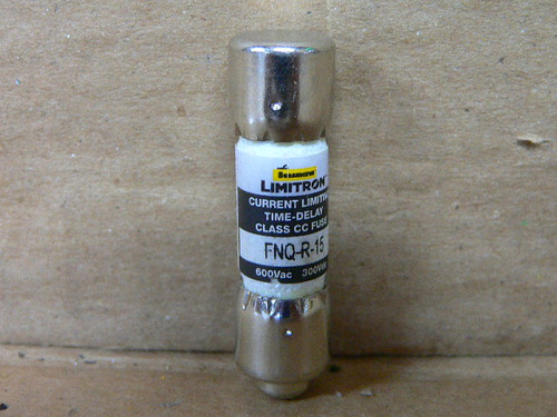 Bussmann FNQ-R-15 CC-Tron Fuse Time Delay Class CC 15A/600V