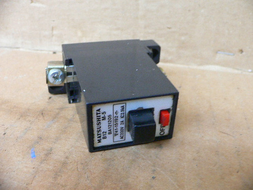 Matsushita BA121205 1 Pole 2 Amp Circuit Breaker