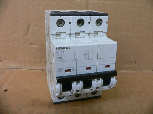 Siemens 5SY63 MCB C16 400V Circuit Breaker
