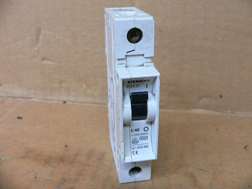 Siemens 5SX21 C40 Circuit Breaker 40A