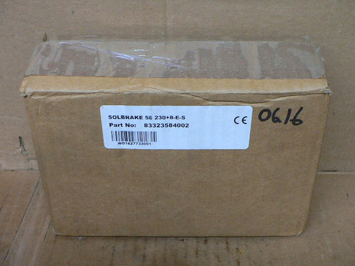 Solbrake 58 230+8-E-S Industrial Electromagnetic Brake Assembly Solbrake