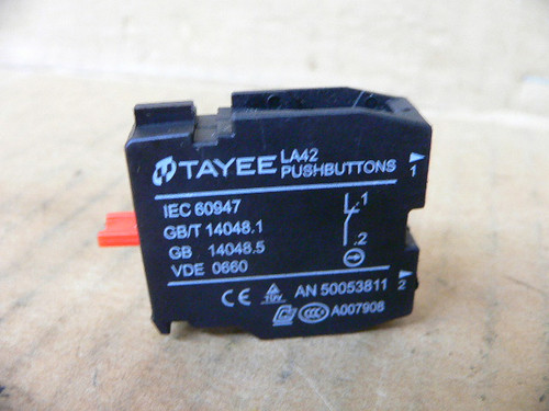 Tayee LA42 Contact Block for Pushbutton