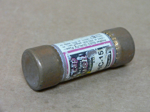Bussmann JHC-15 Hi-Cap Class J Fuse 15 Amp 600V