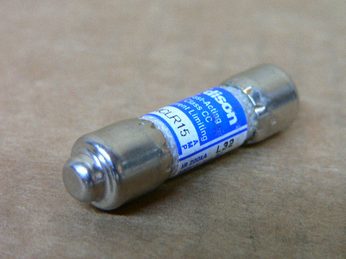 Edison HCLR15 Midget Fuse 15A