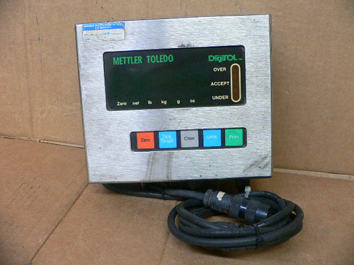 Mettler Toledo 8510 100 Lb Digital Scale Display Screen