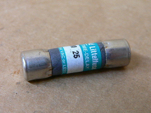 Littelfuse FLM-25 FLM025, 25Amp 250V Cartridge Fuse