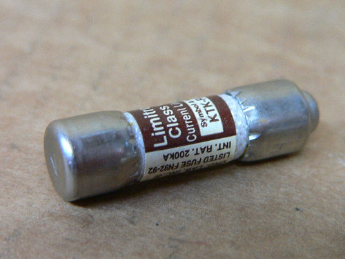 Bussmann KTK-R-7 Class CC Fast Acting 7A Fuse