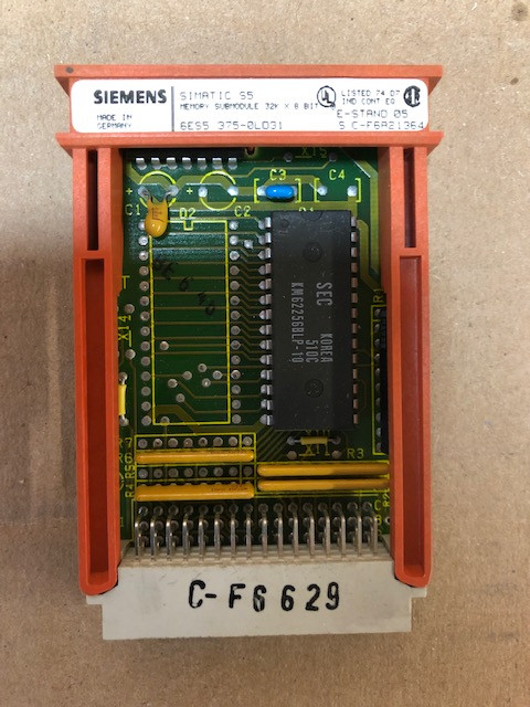 Siemens Simatic S5 6ES5375-0LD31/6ES5 375-0LD31 Memory Submodule 32k