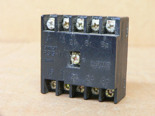 OMRON P3G-11 RELAY BASE 6A