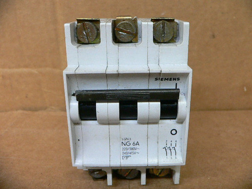 SIEMENS 5SN3 NG 6A CIRCUIT BREAKER