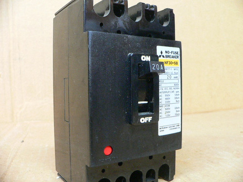 MITSUBISHI NF30-SB 20A 3 POLE BREAKER