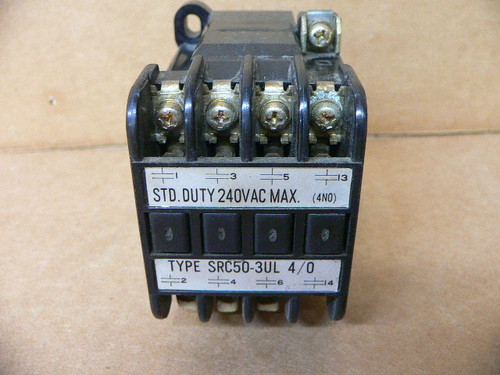 FUJI ELECTRIC CONTROL RELAY SRC50-3UL 110V COIL