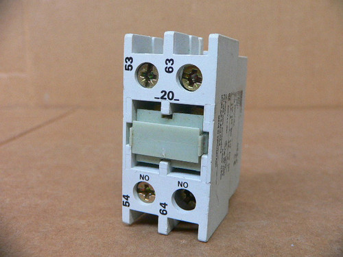 SPRECHNER+SCHUH CS3-P-20 AUXILIARY CONTACT