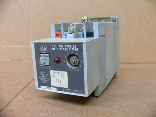 ALLEN BRADLEY 700-RT00N000A1 SOLID STATE TIMING RELAY 110/120V