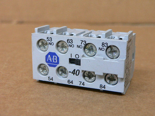 ALLEN BRADLEY 195-MA40 AUXILIARY CONTACT