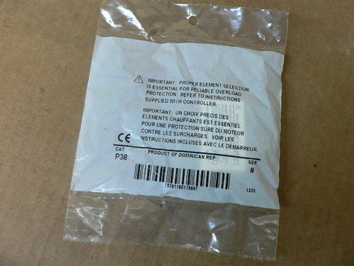 ALLEN BRADLEY P38 OVERLOAD HEATER ELEMENT