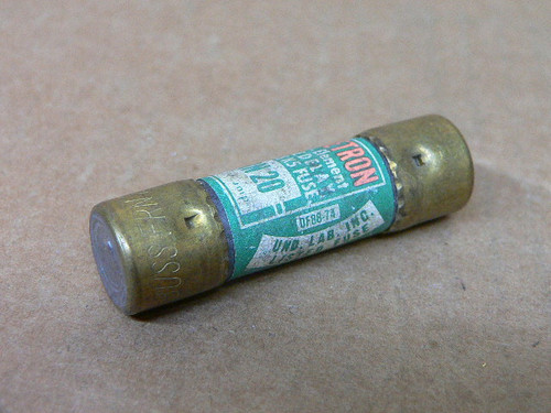 BUSSMANN FRN 20 TIME DELAY FUSE 20A 250V