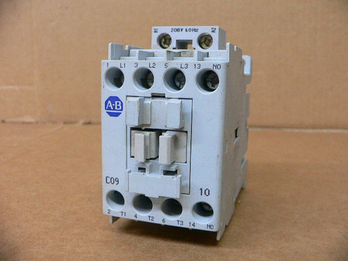 ALLEN-BRADLEY 100-C09D10 CONTACTOR MOTOR STARTER 208V (USED)