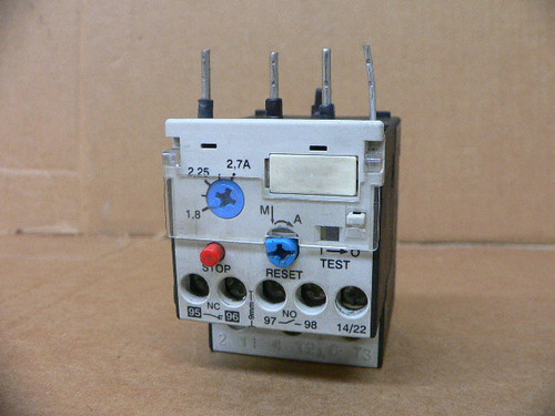 OMRON J7TKN-B-2E7 OVERLOAD RELAY