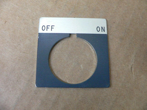 Allen-Bradley 800T-X529 Series A Legend Plate (NEW)