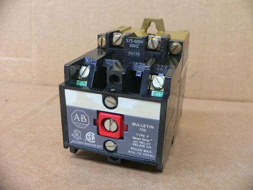 ALLEN BRADLEY 700-P200A6 RELAY 575/600V