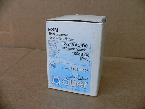 AUER SIGNALGERATE ESM ALARM 100DB BLACK 24VAC/DC