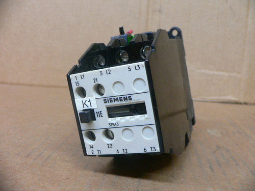 SIEMENS 3TB4312-0A CONTACTOR