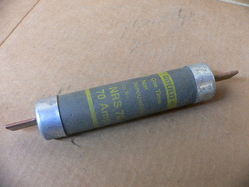 GOULD SHAWMUT NRS 70 70A 600VAC/VDC ONE TIME DELAY BUSSMAN FUSE