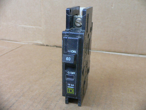 QOU160 SQUARE D 1POLE 60AMP 120V CIRCUIT BREAKER