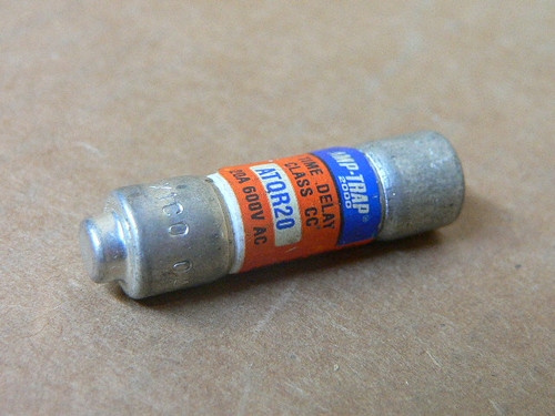 Ferraz Shamwut ATQR 20 (ATQR 20) 20a 600V Midget Time-Delay fuse