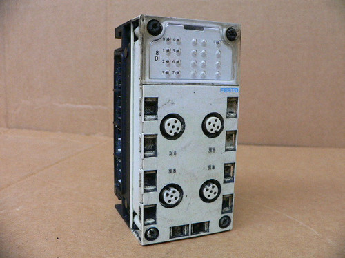 FESTO CPX-AB-4-M12-5POL Connector Block, Modular CPX-GE-EV Interlinking Block