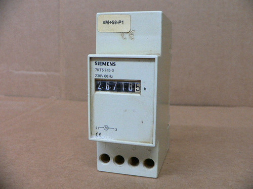 Siemens 7KT5 745-3 6-Digit Hour Counter