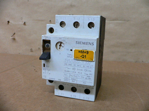 SIEMENS 3VU1300-1TJ00 MOTOR STARTER