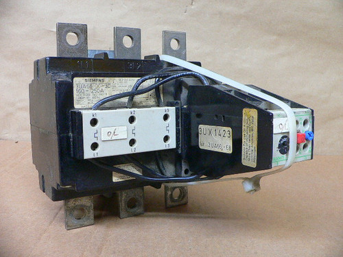 Siemens 3UA66 00-3C Motor Starter Overload Relay 160-250A