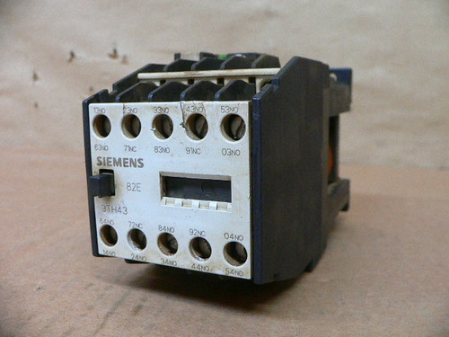 SIEMENS 3TH4382-0B TERMINAL CONTACTOR
