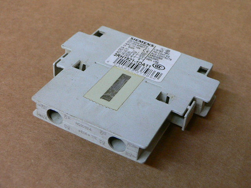 SIEMENS 3RH1921-1DA11 AUXILIARY CONTACT
