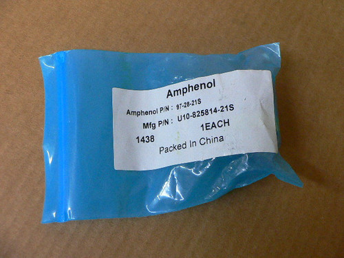 AMPHENOL U10-825814-21S 97-28-21S U1082581421S     INSERT ASY
