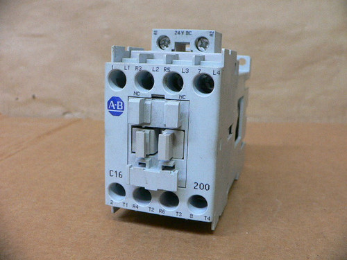 ALLEN BRADLEY 100-C16DJ200 CONTACTOR NON-REVERSING 600V MAX 16 A