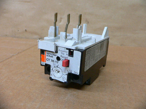 SPRECHER & SCHUH CT7K-17 Overload Relay