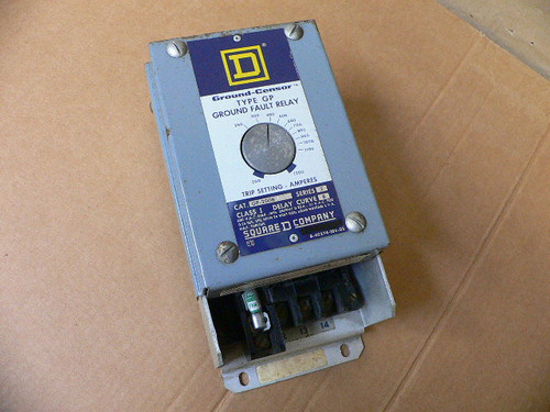 SQUARE D GP-200B GROUND FAULT RELAY