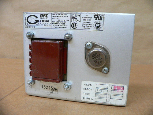 GFC GLOBAL SERIES GHOF-1-15 Power Supply