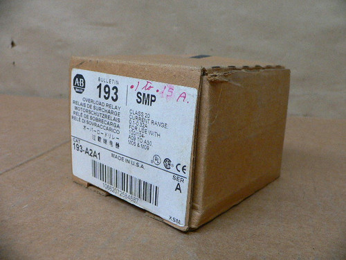 ALLEN BRADLEY 193-A2A1 OVERLOAD RELAY