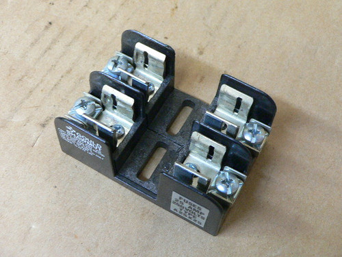 GOULD 20327 2-POLE FUSE HOLDER BLOCK 30 AMP 250 VAC