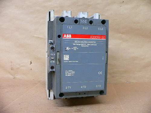 ABB A300W-30 Welding Isolation Contactor 600VAC 400A 120VAC Coil 35kA
