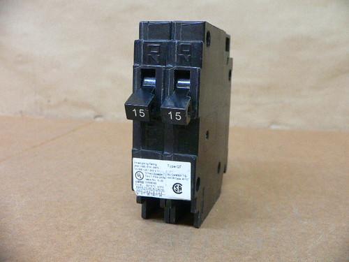 Siemens Q1515NC Type QT Twin 15 Amp Tandem Circuit Breaker