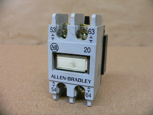 Allen Bradley 195-FA20 Auxiliary Contact USED